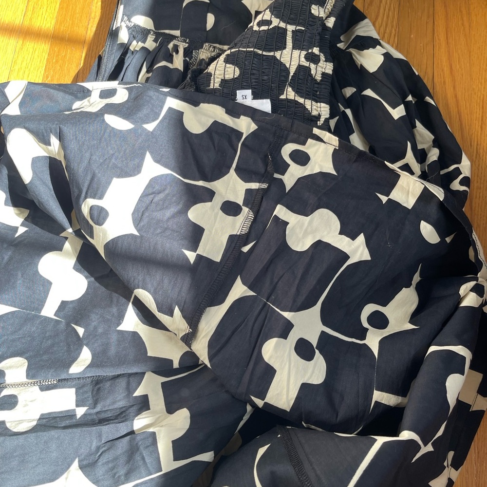 Bel Kazan Black and White Patterned Women's Skirt - Picture 11 of 11